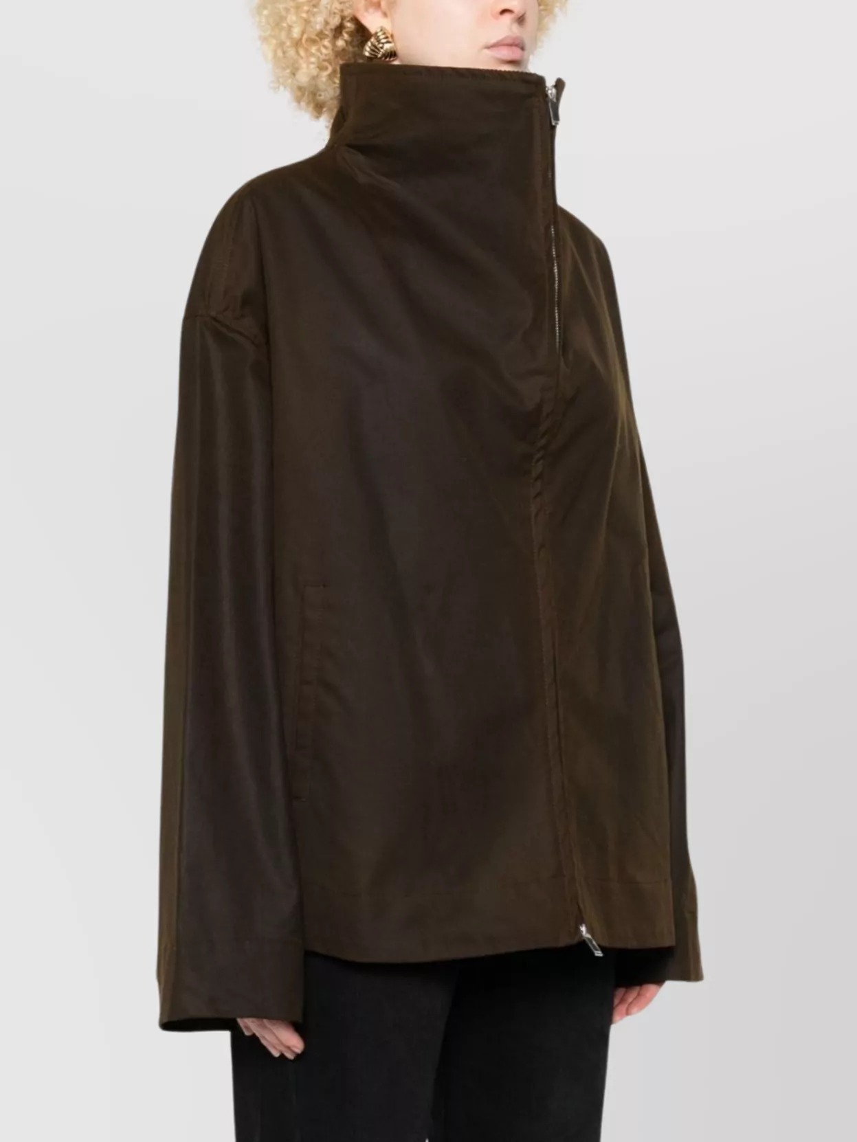 Totême Organic Cotton Zip Up Jacket