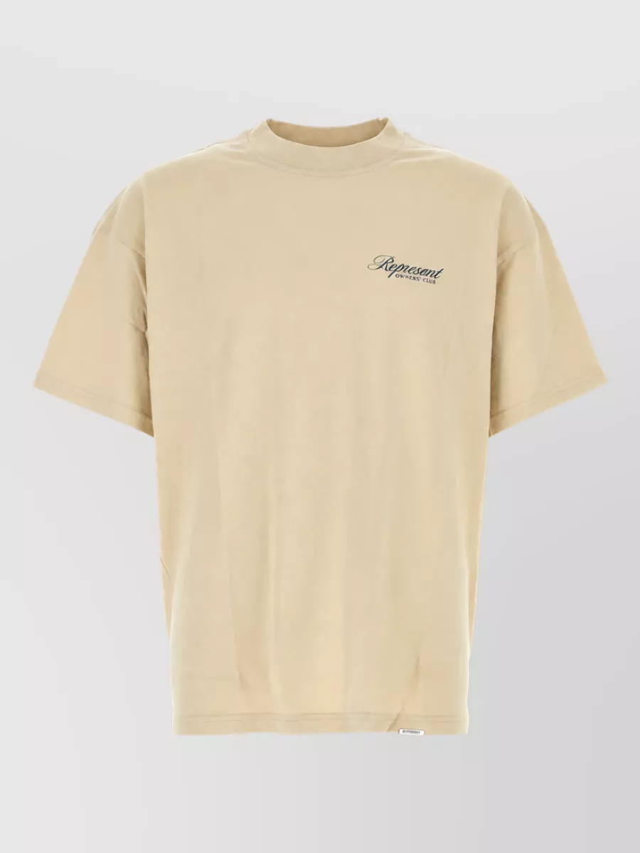Represent Cotton Logo-Print T-Shirt
