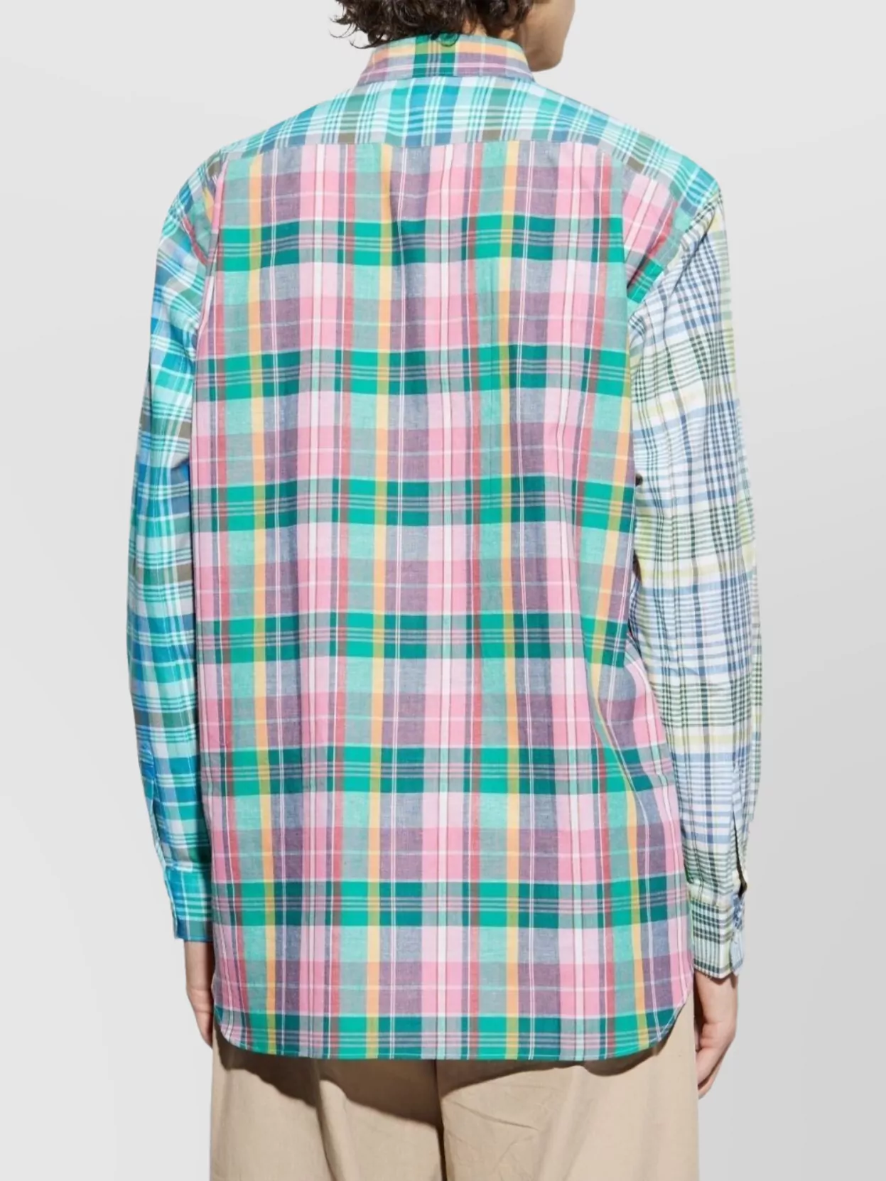 Comme Des Garçons Shirt Plaid Collar Button-Down