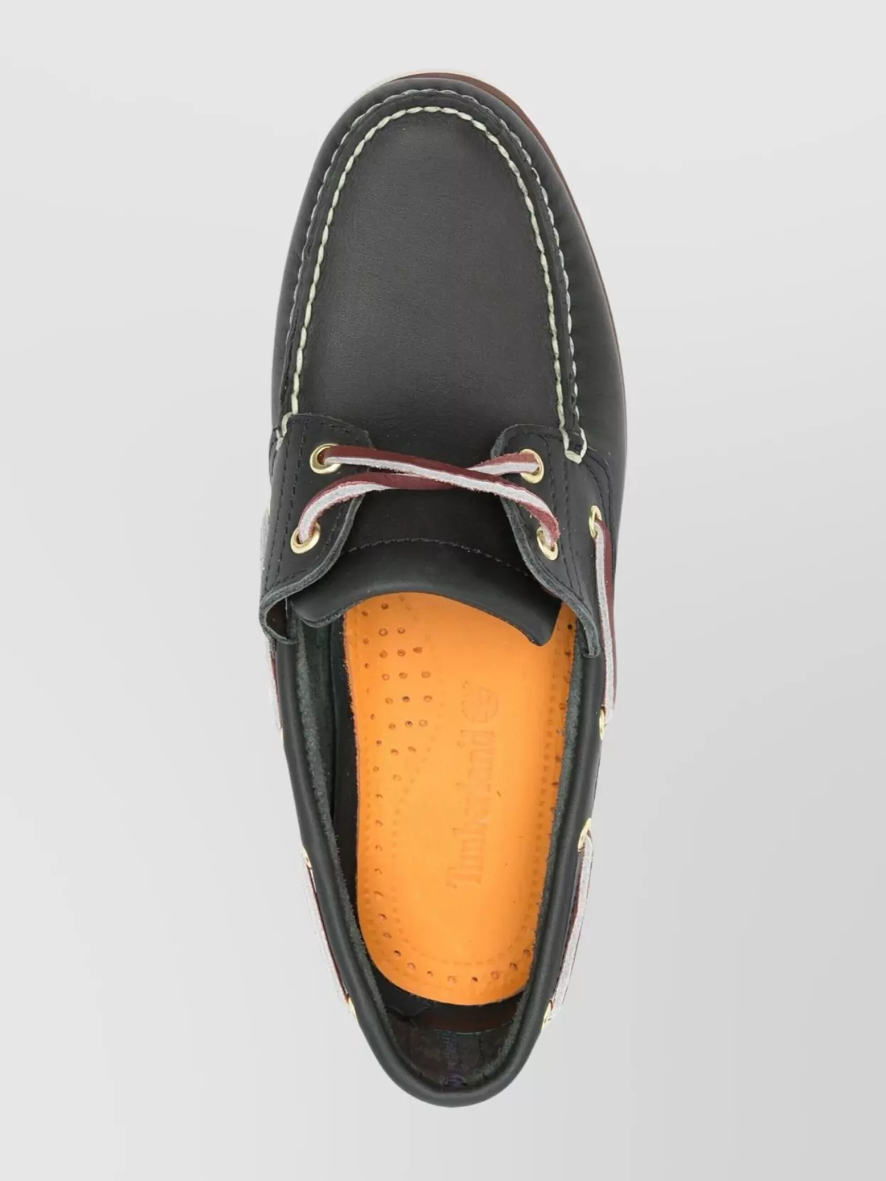 Timberland Boat Shoes With Contrast Stitching And Eyelet Detailing