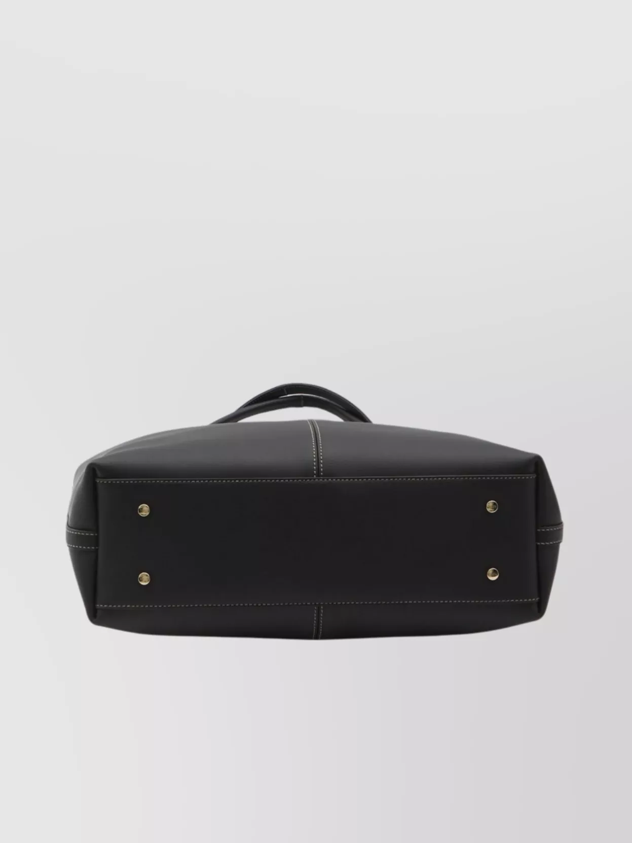 Tod's Top Handle Shoulder Bag With Metal Accent In Black