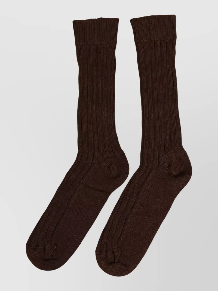 Dolce&Gabbana ribbed over the calf socks