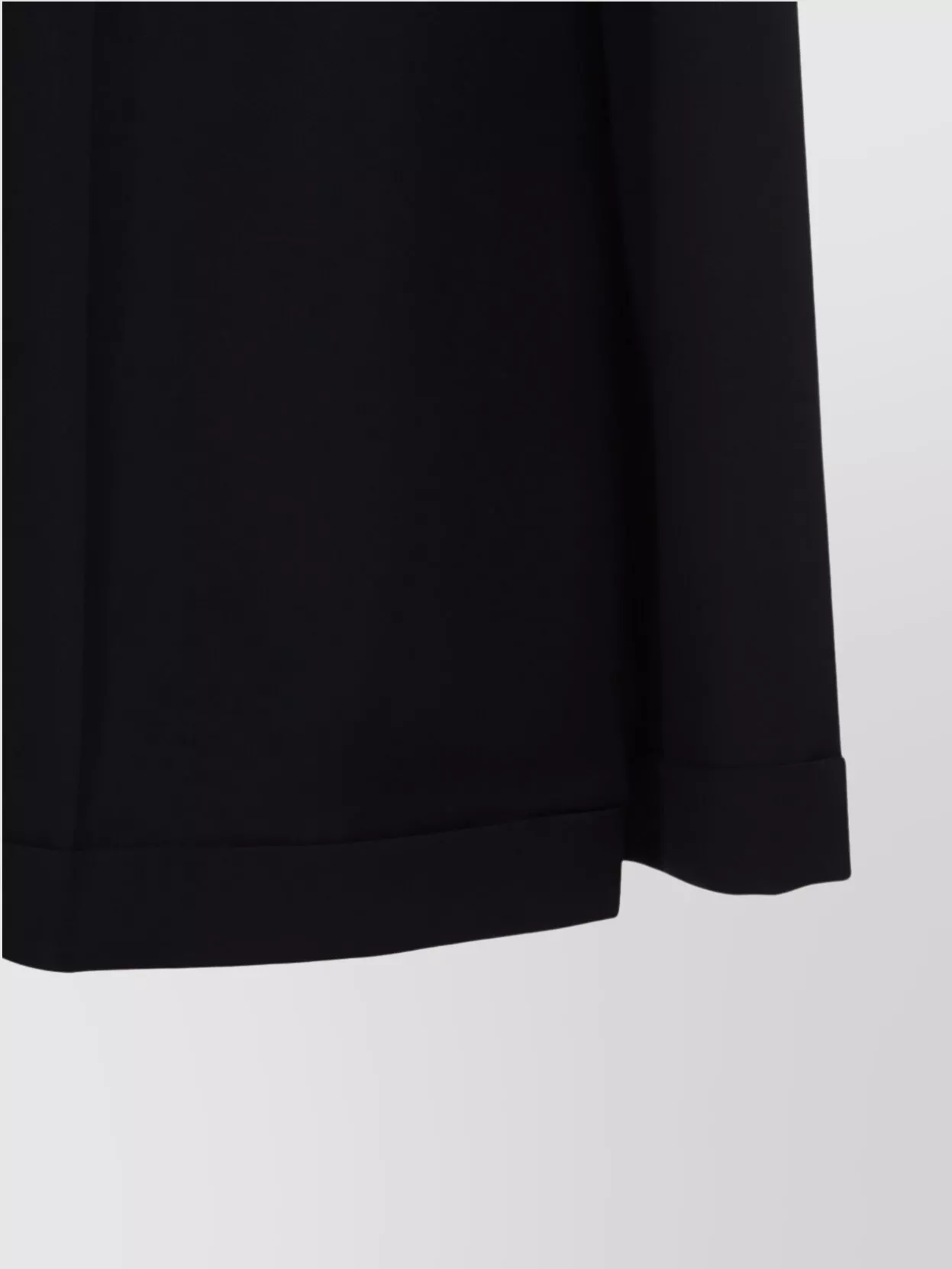 Moschino High-waisted Black Maxi Skirt With Pleated Design