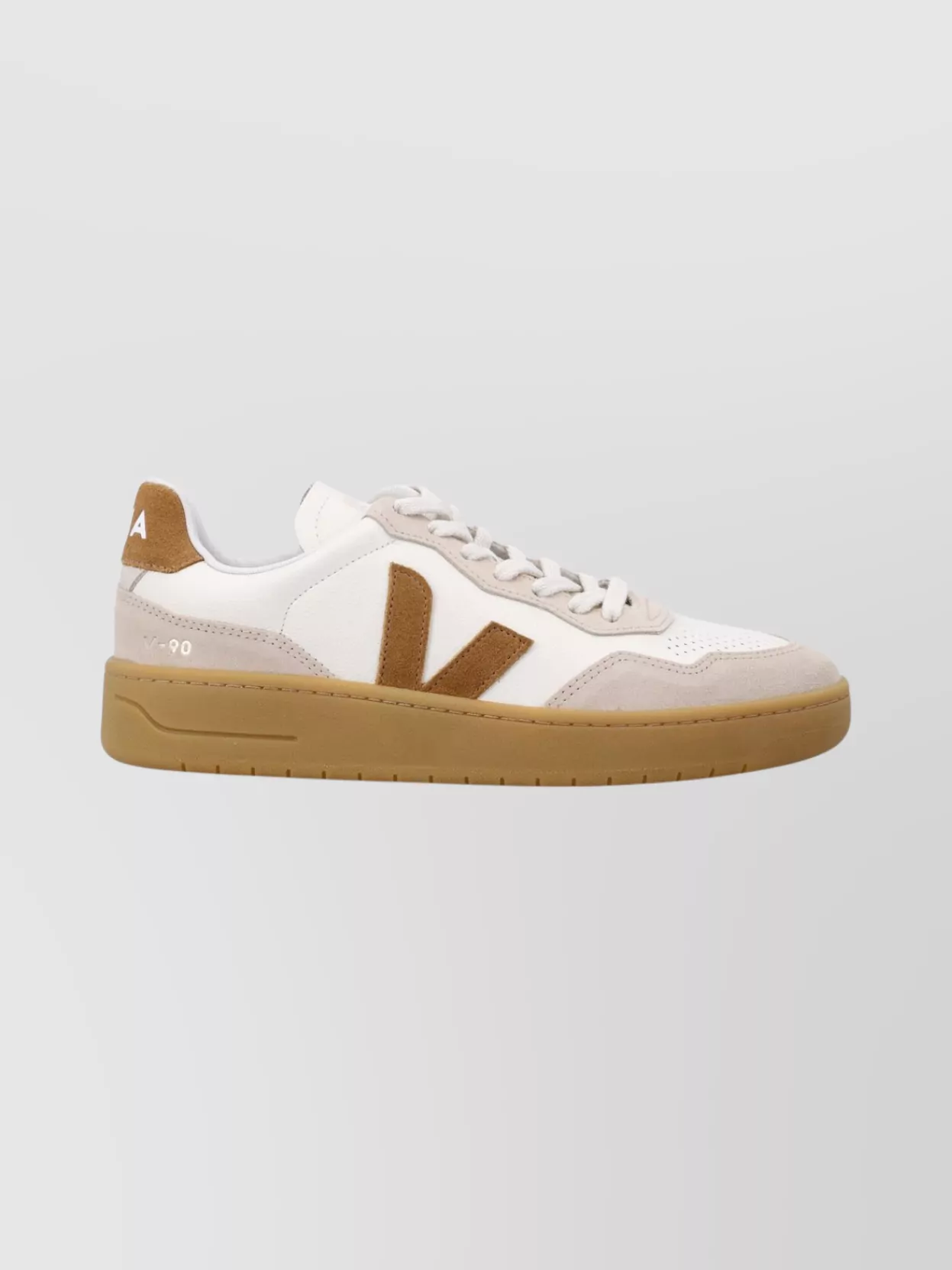 Veja Low-Top Sneakers With Contrast Sole And Perforations