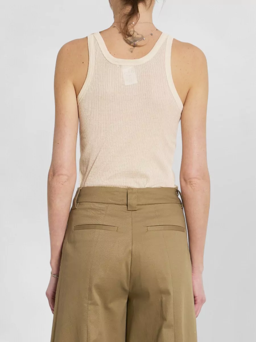 Lemaire Silk Blend Ribbed Tank Top
