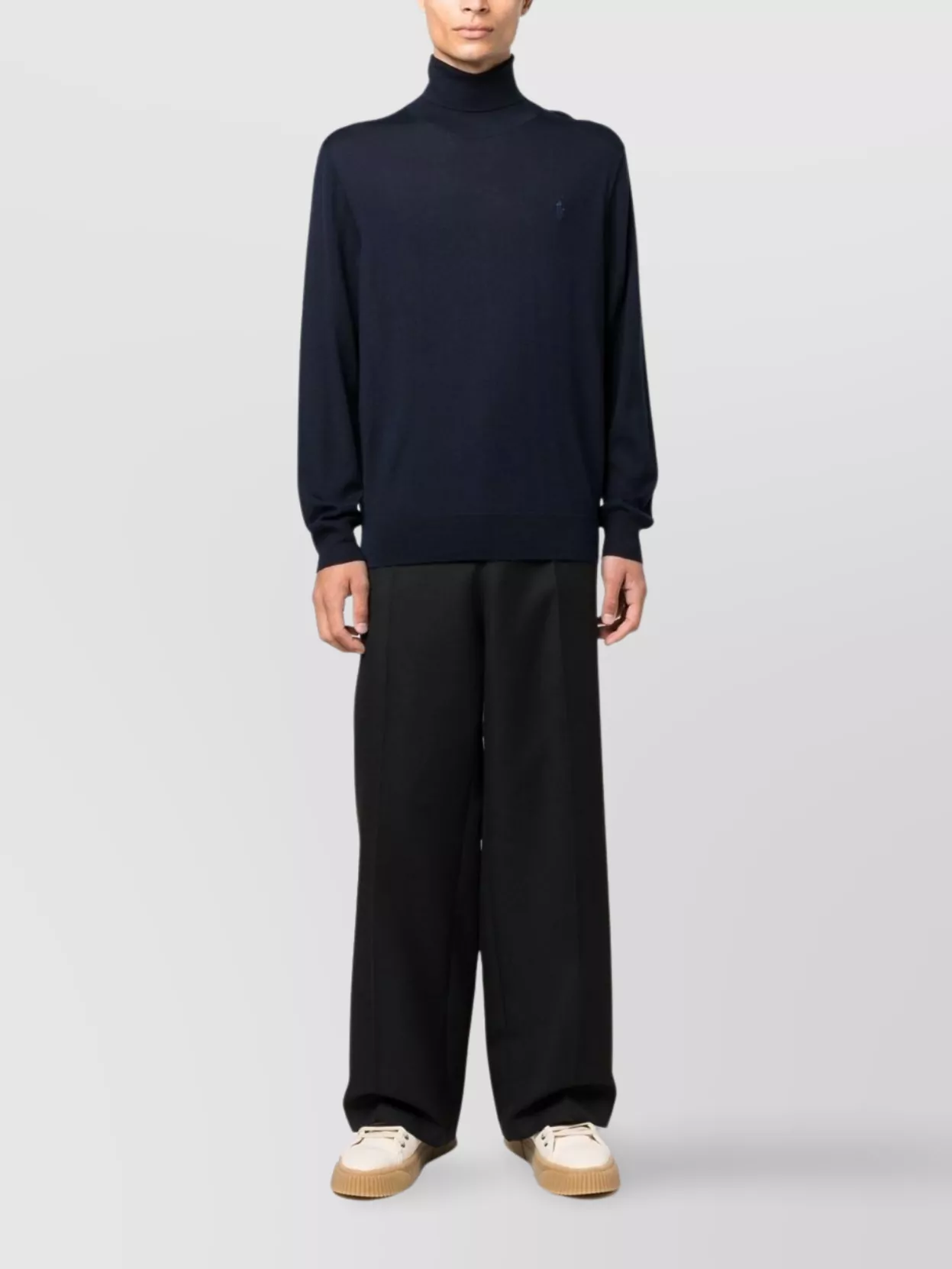 Polo Ralph Lauren Turtleneck Sweater With Cuffs And Hem