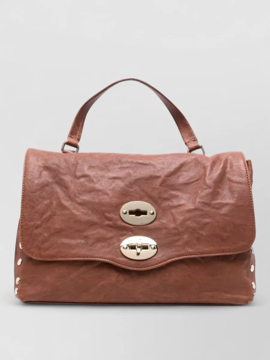 Zanellato lamb leather shoulder bag