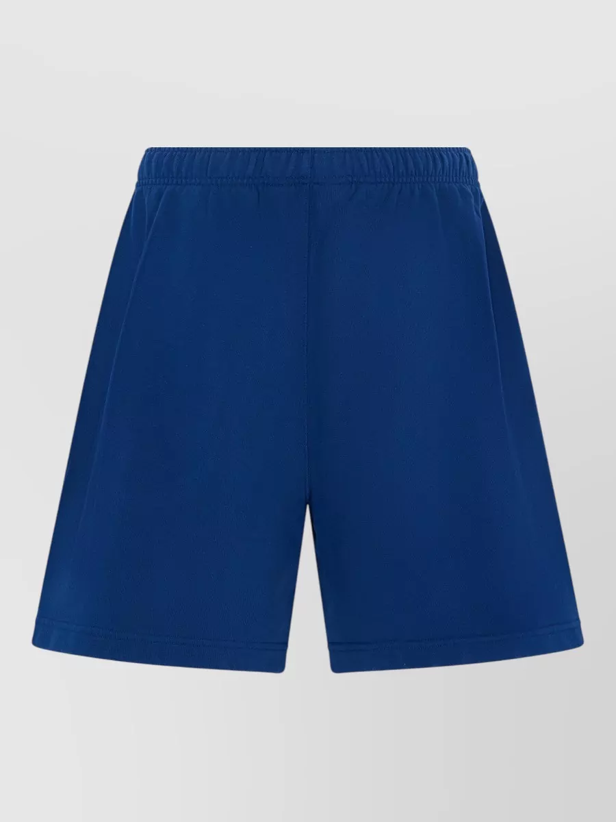 Canada Goose Shorts Elastic Waistband Logo Detail Pockets In Blue