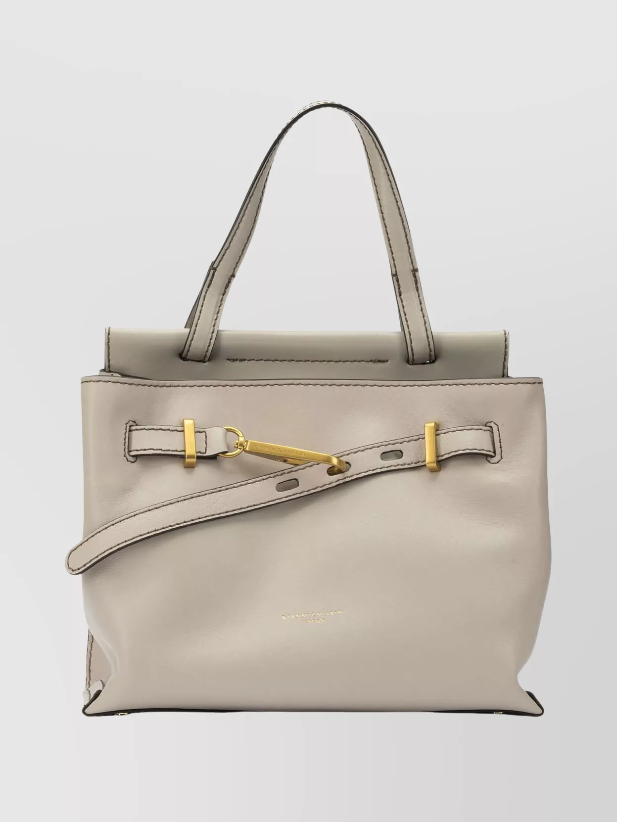 Gianni Chiarini Stylish Crossbody Bag Top Handles In Gray