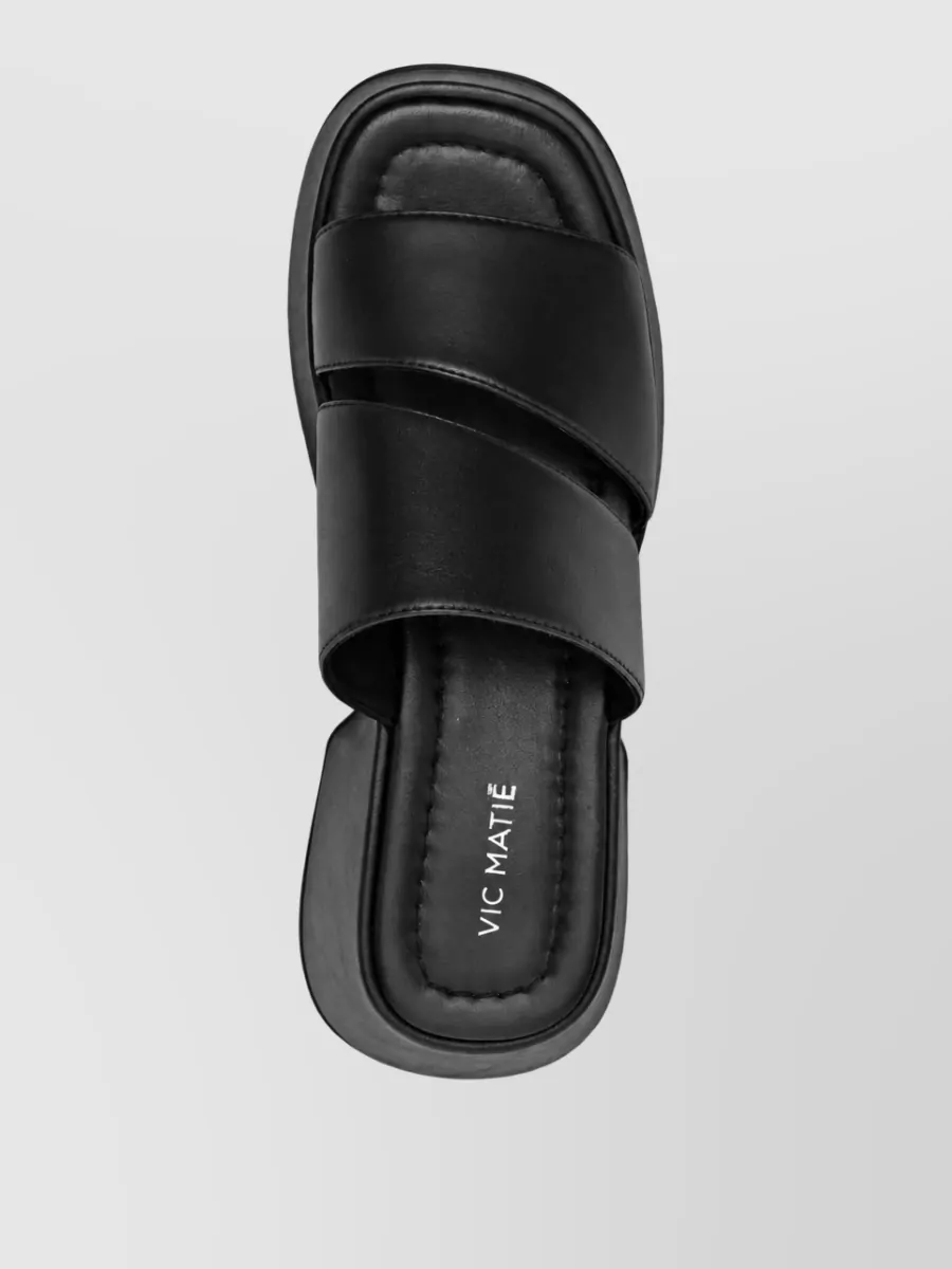 Vic Matie Sandal Heel Open Toe Platform Sole