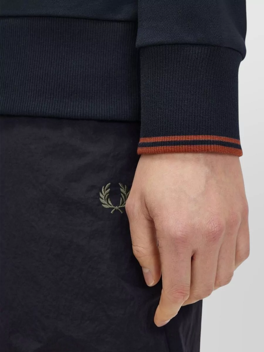 Fred Perry Cotton Zip Hoodie
