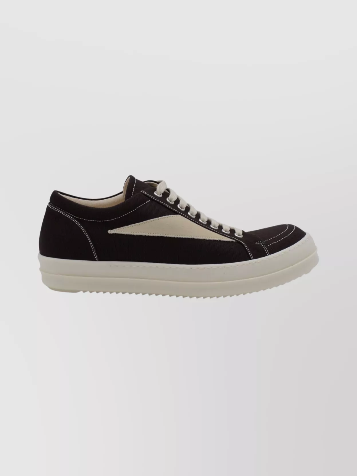 Rick Owens Drkshdw Contemporary Low Top Sneakers With Contrast Stitching
