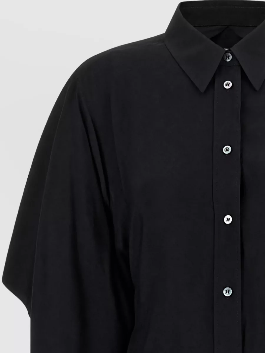 Maison Margiela Viscose cape shirt
