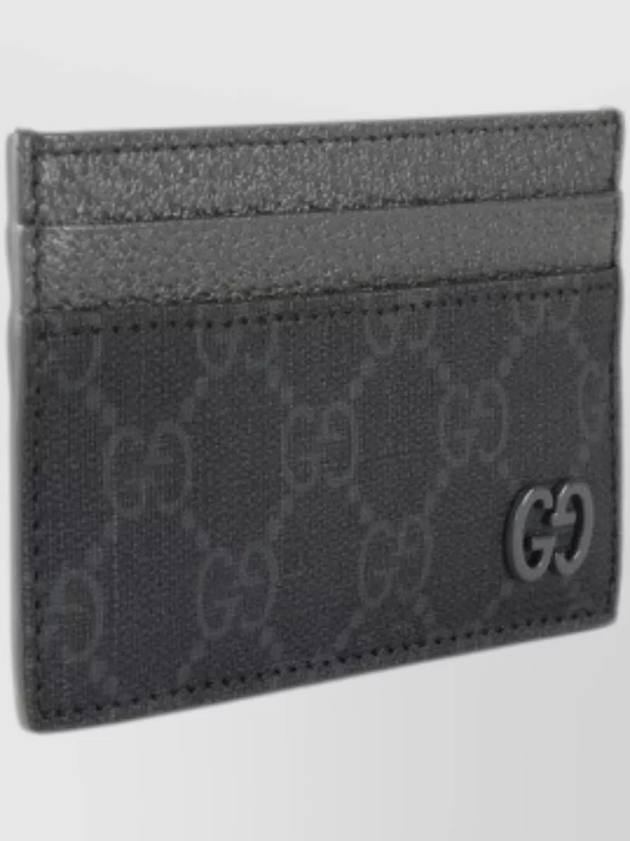 Gucci Coated Canvas Card Holder