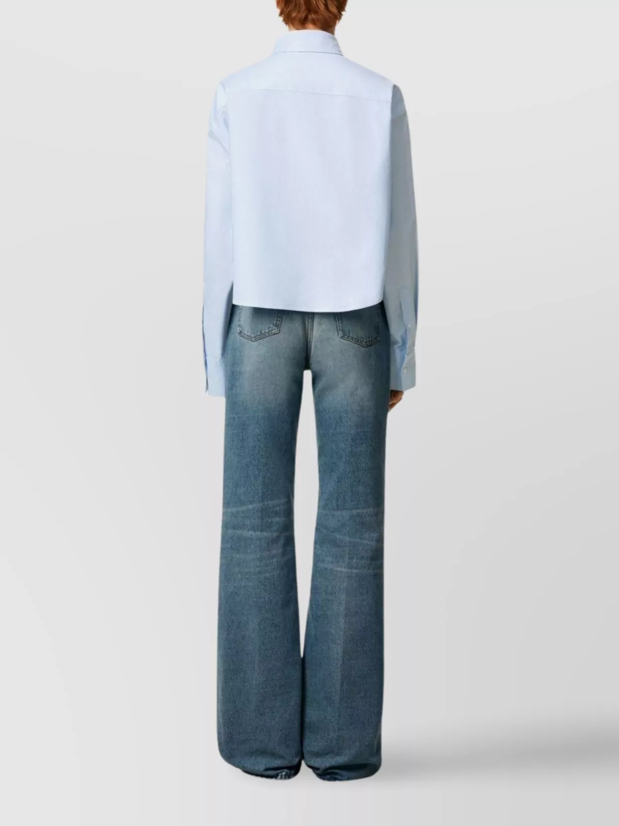 Ami Paris Short Cotton Shirt Button-Down Collar