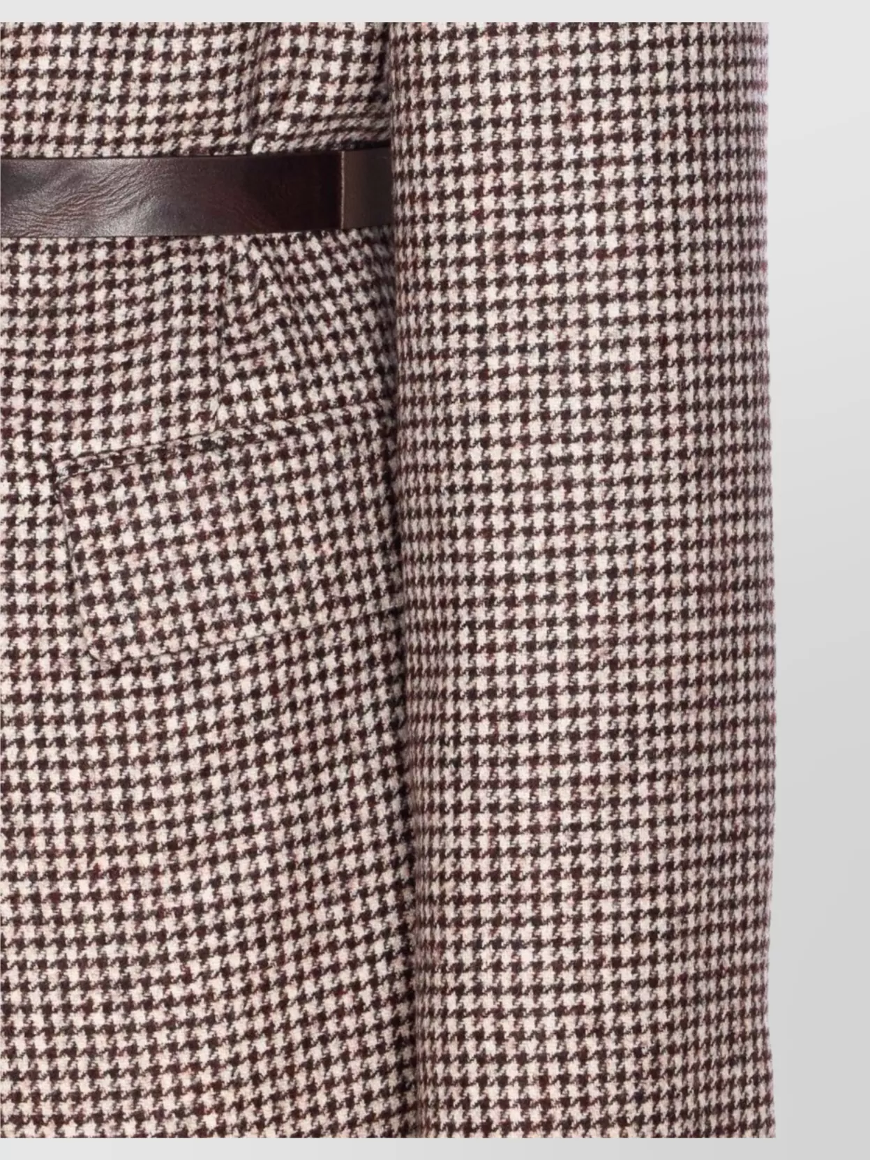 Brunello Cucinelli Double-Breasted Wool Jacket With Belted Waist