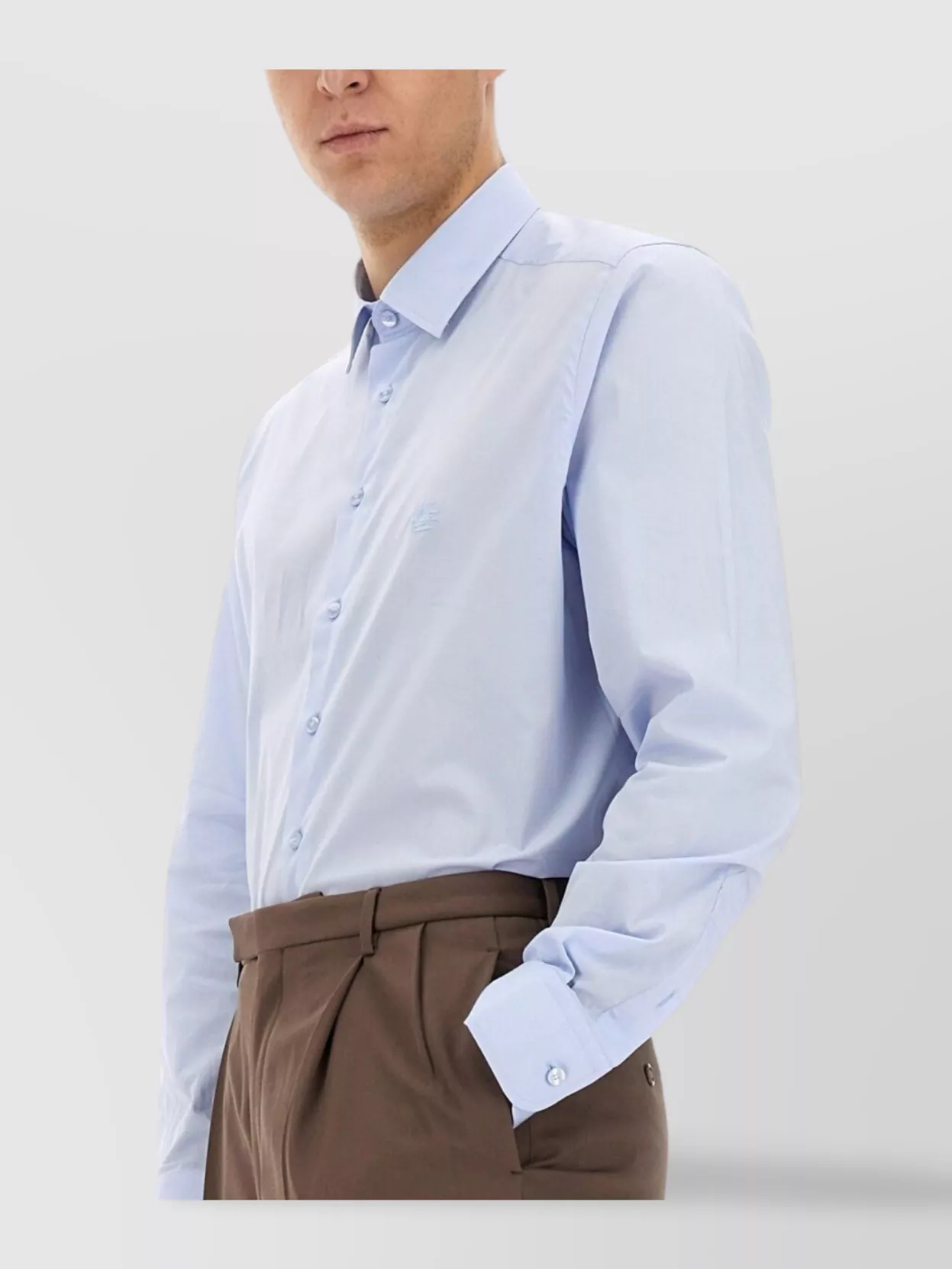 Etro Pegasus Logo Shirt Button-Down Collar