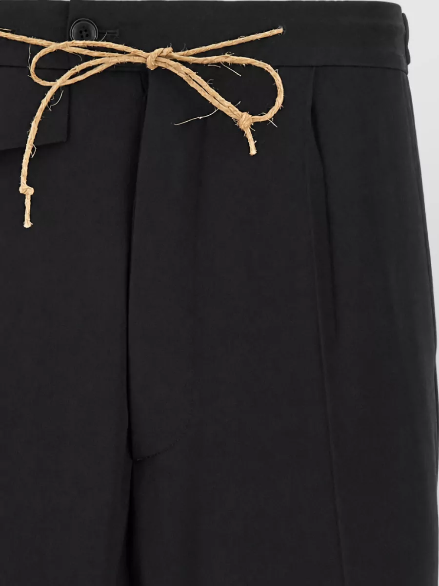 Namacheko virgin wool straight-leg tailored trousers