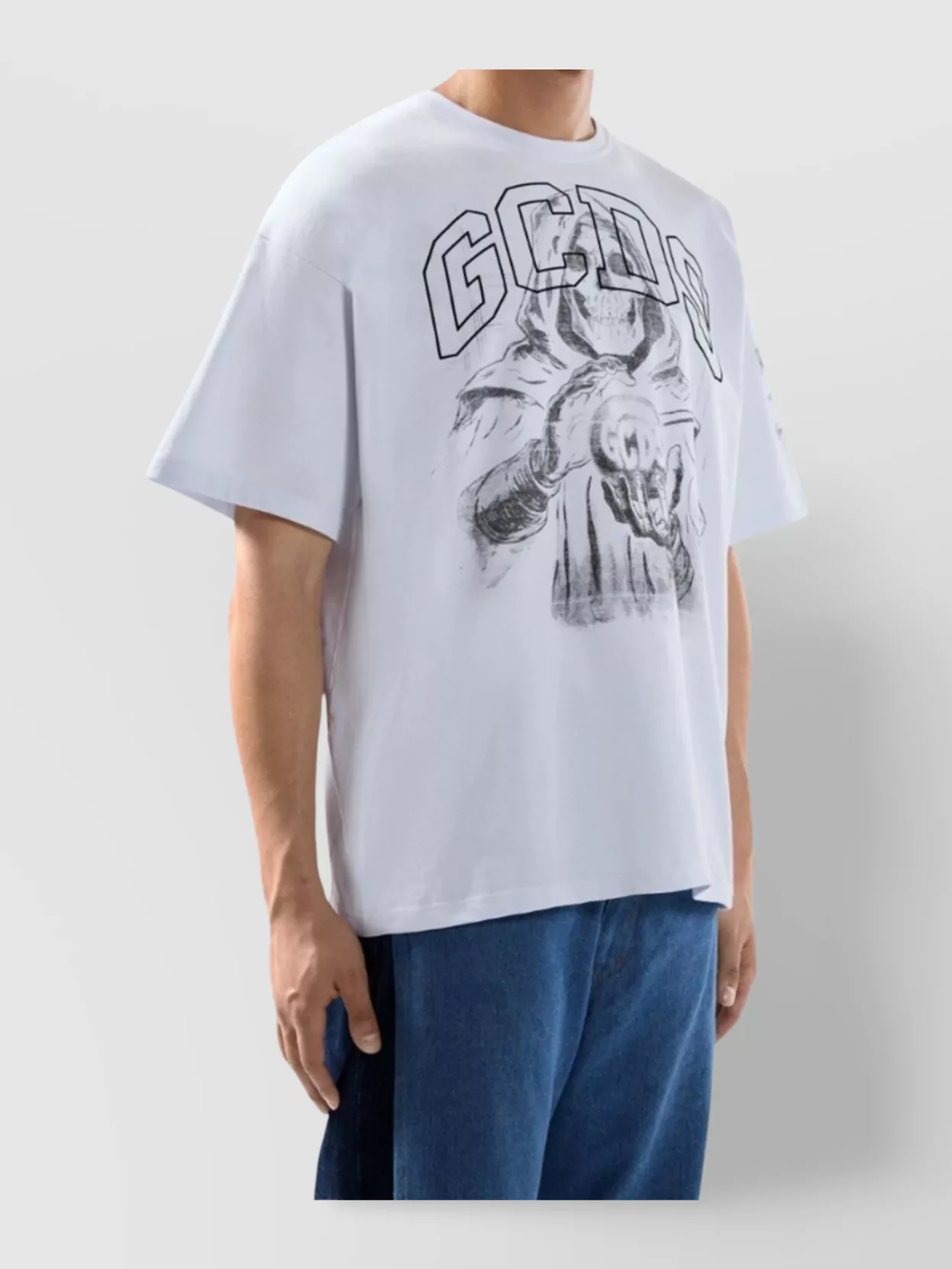 Gcds Gothic Graphic Short Sleeve T-Shirt