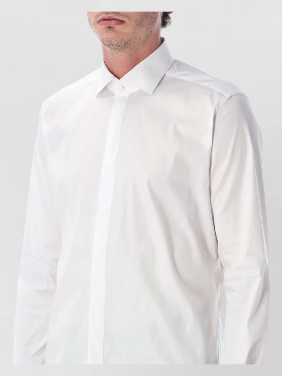 Xacus Cotton Poplin Tailored Shirt