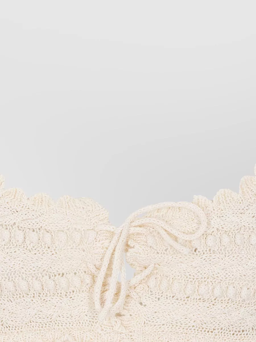 Isabel Marant Etoile Cotton Openwork Knit Tank Top