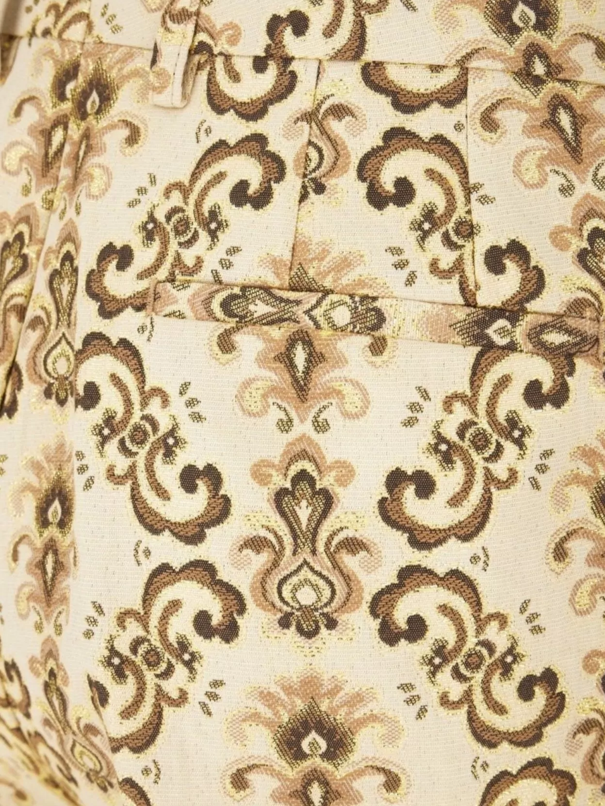 Etro Embroidered Pants In Polyester Blend