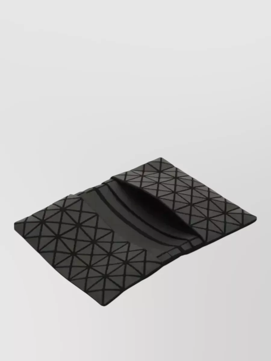 Bao Bao Issey Miyake Geometric Leather Card Holder Compact Design