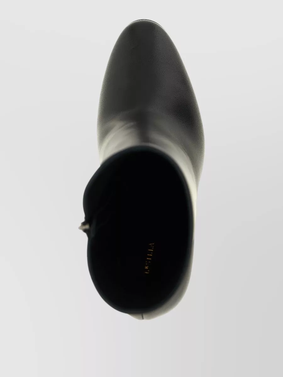 Le Silla Leather Platform Ankle Boots