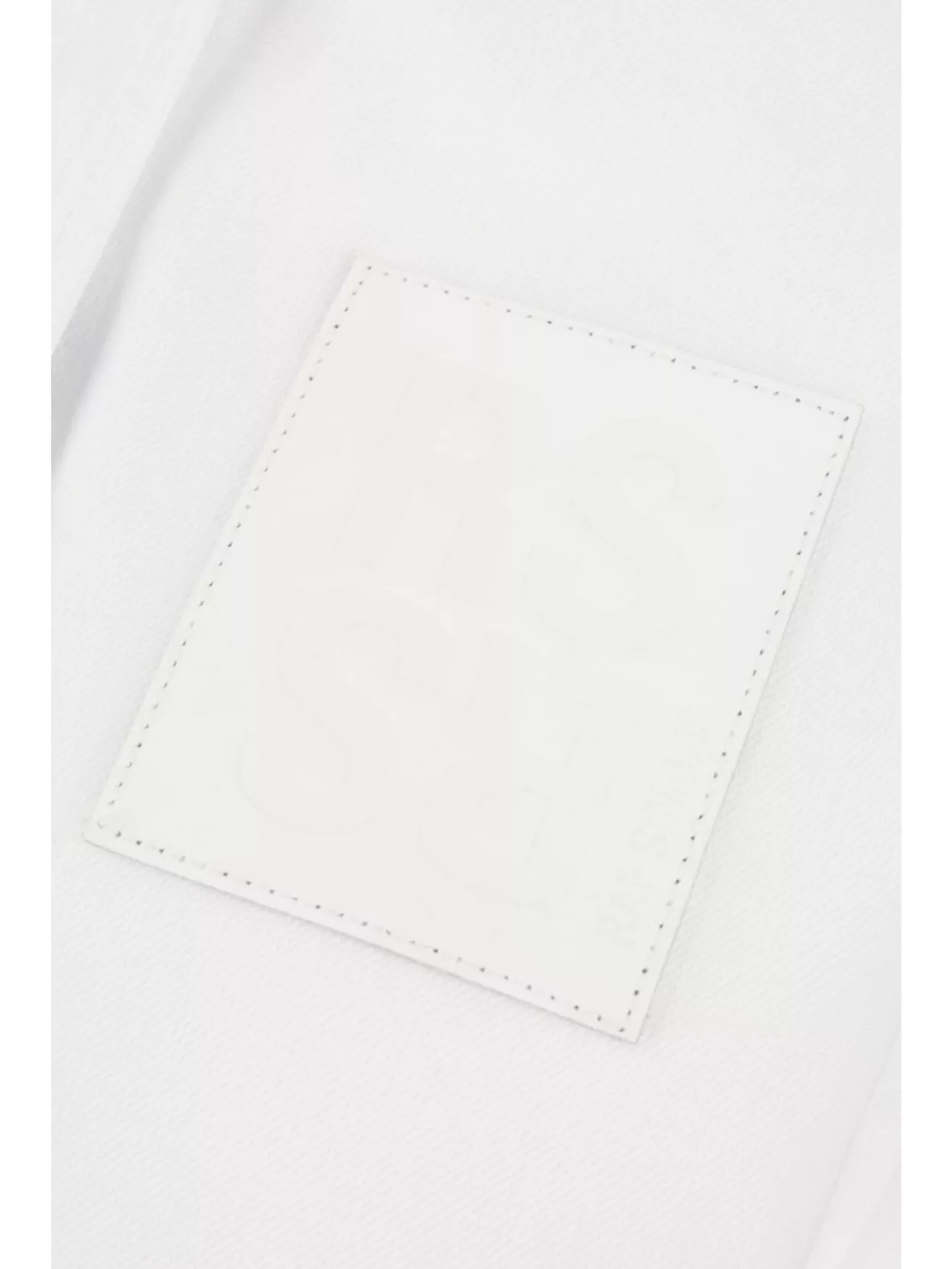RAF SIMONS POPLIN COTTON SHIRT POINTED COLLAR