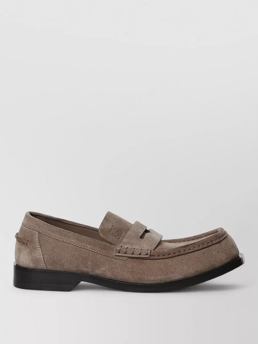 Loewe suede loafers