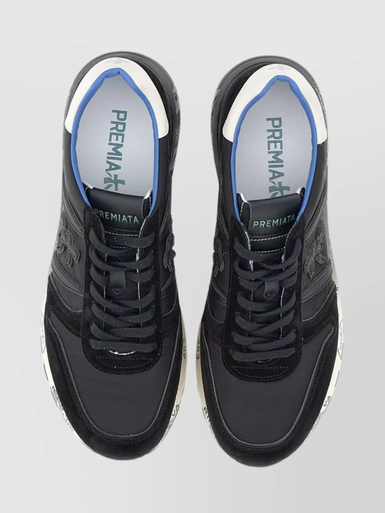 Premiata Leather Low-Top Sneakers