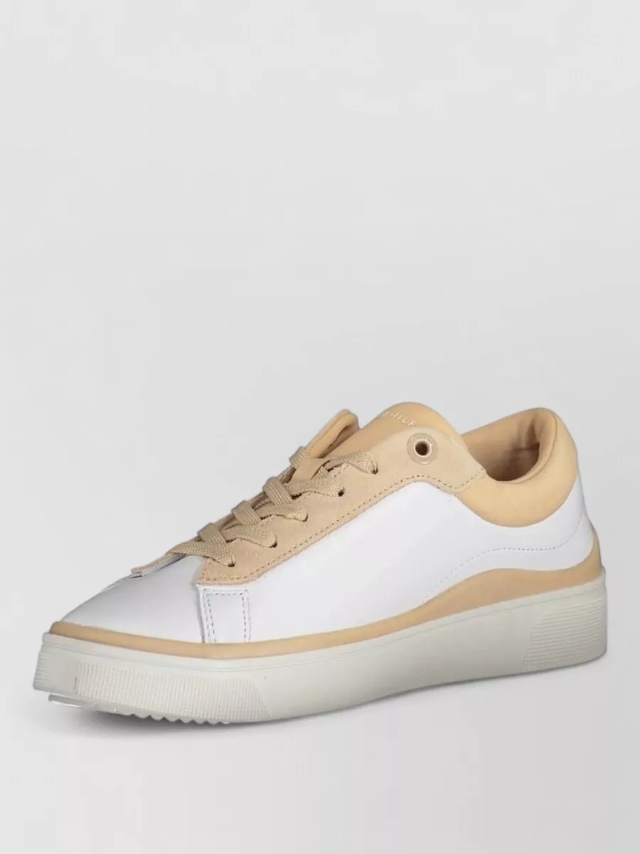Tommy Hilfiger leather lace-up sneakers