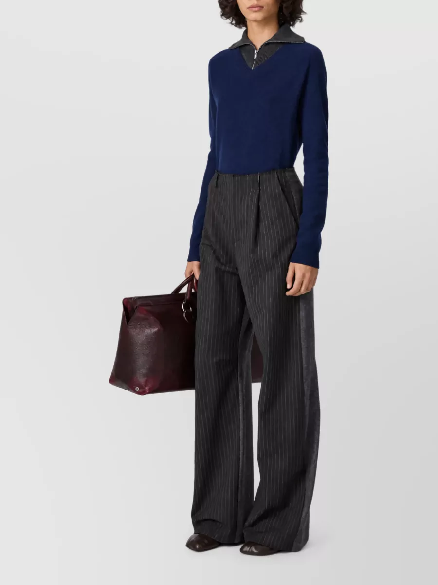 Mm6 Maison Margiela Pinstripe Tailored Trousers