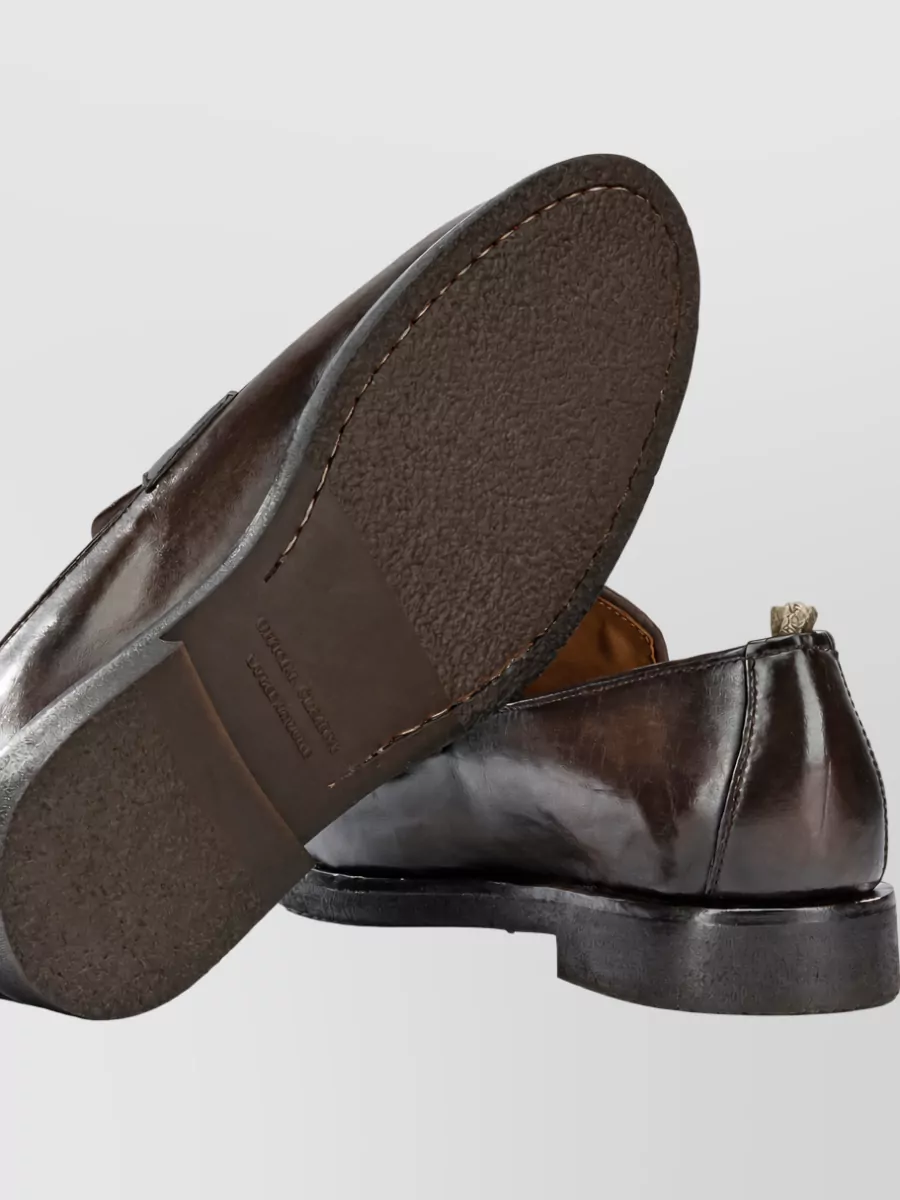 Officine Creative Leather Opera Flexi 101 Monk Shoes