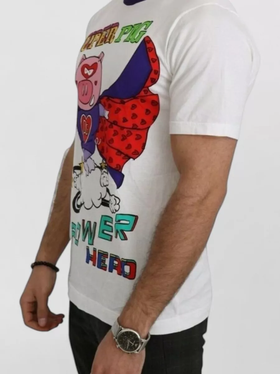 Dolce&Gabbana Cotton Graphic-Print T-Shirt