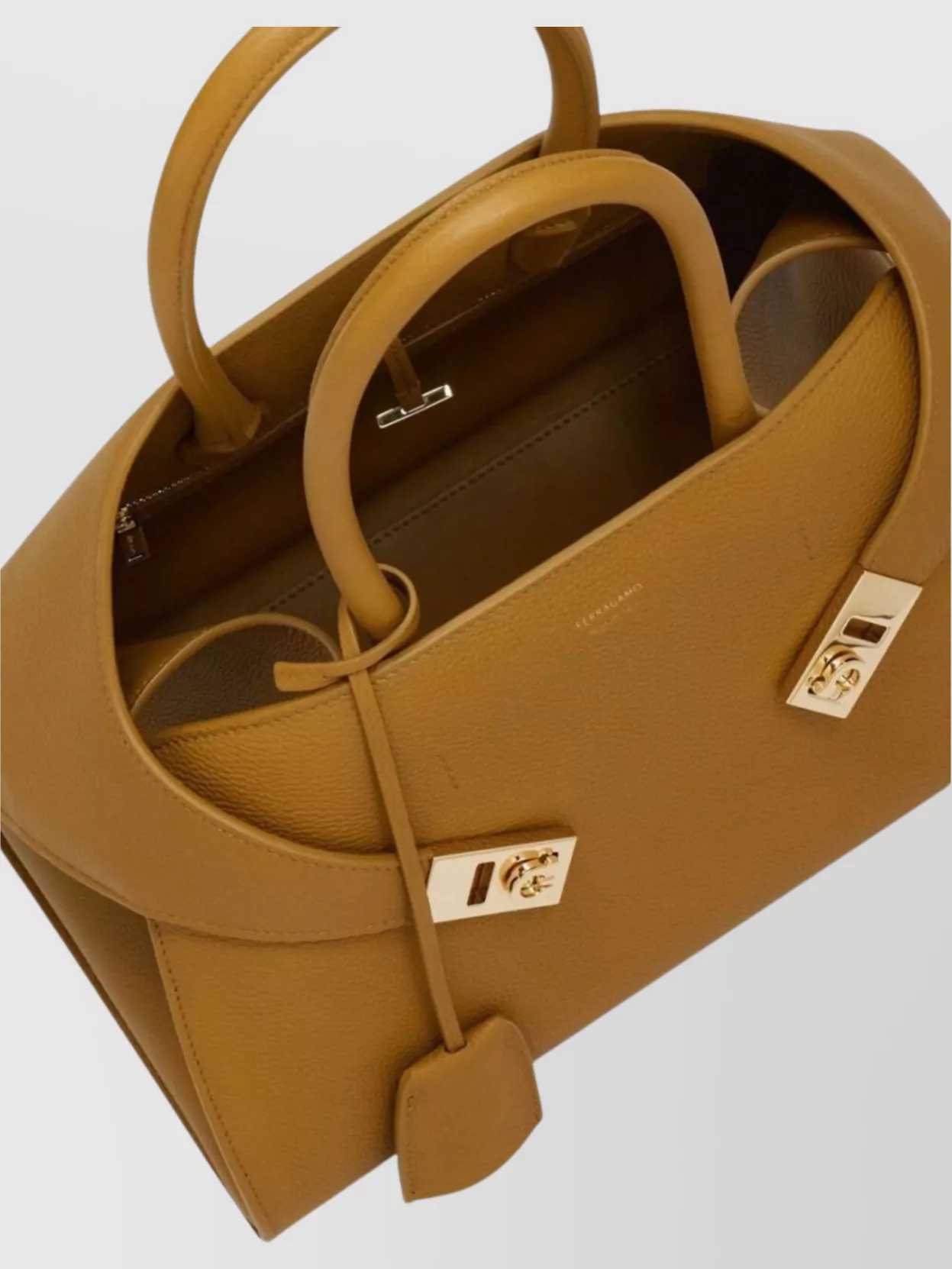 Ferragamo Embrace Small Leather Tote Bag