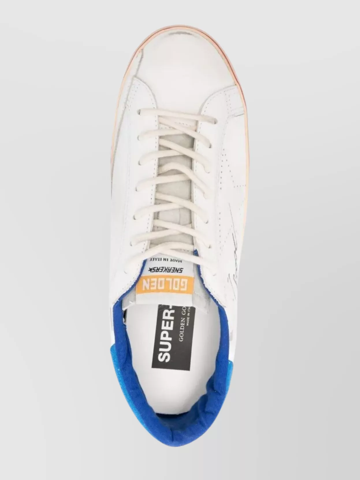 Golden Goose Star Skate Sneakers Featuring Perforated Heel