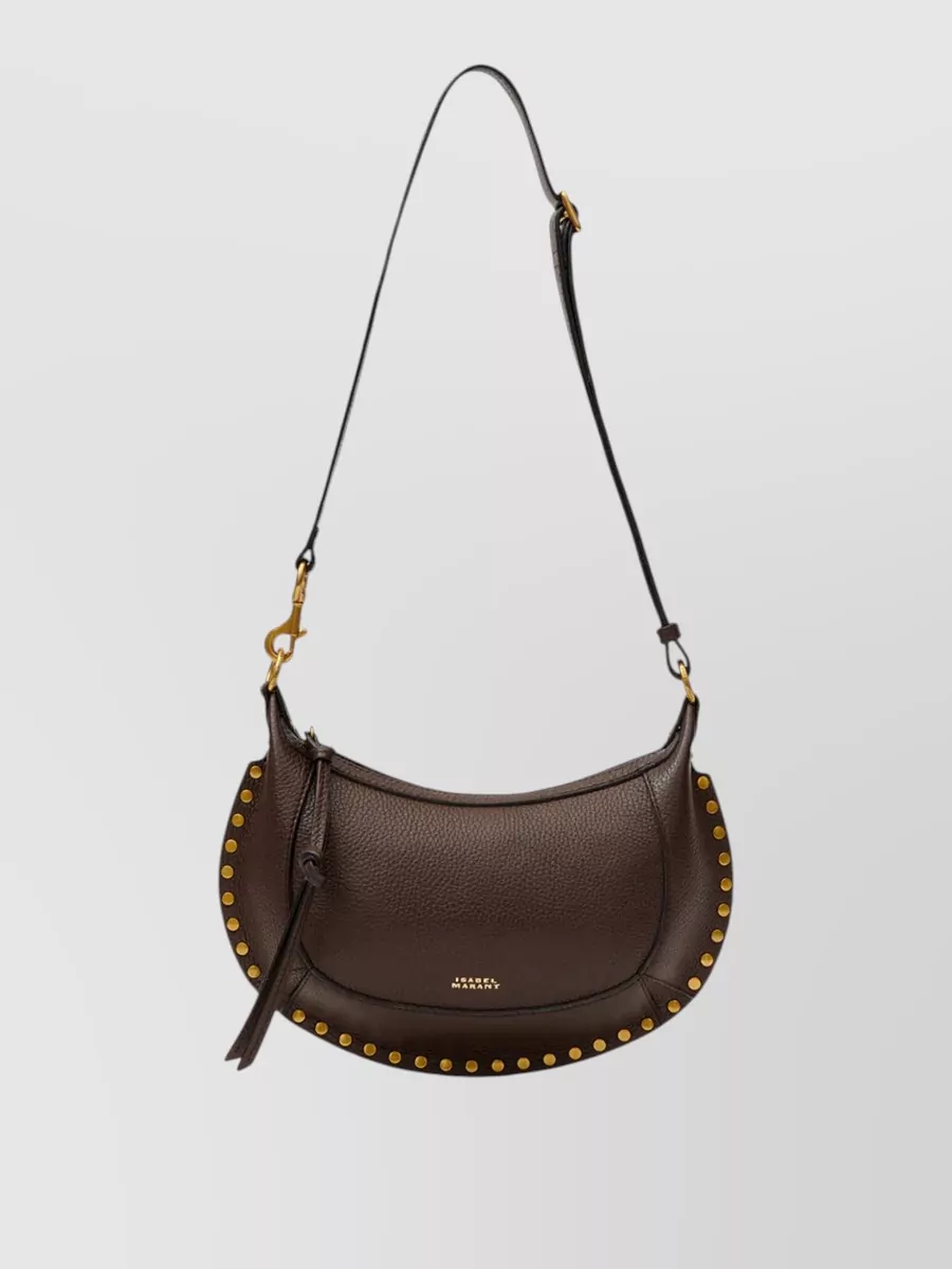 Isabel Marant Oskan Moon Leather Shoulder Bag