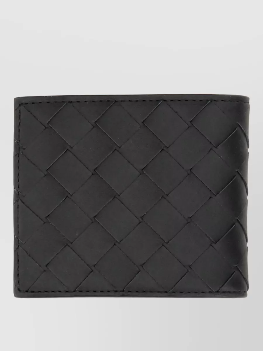 Bottega Veneta intrecciato leather bifold wallet