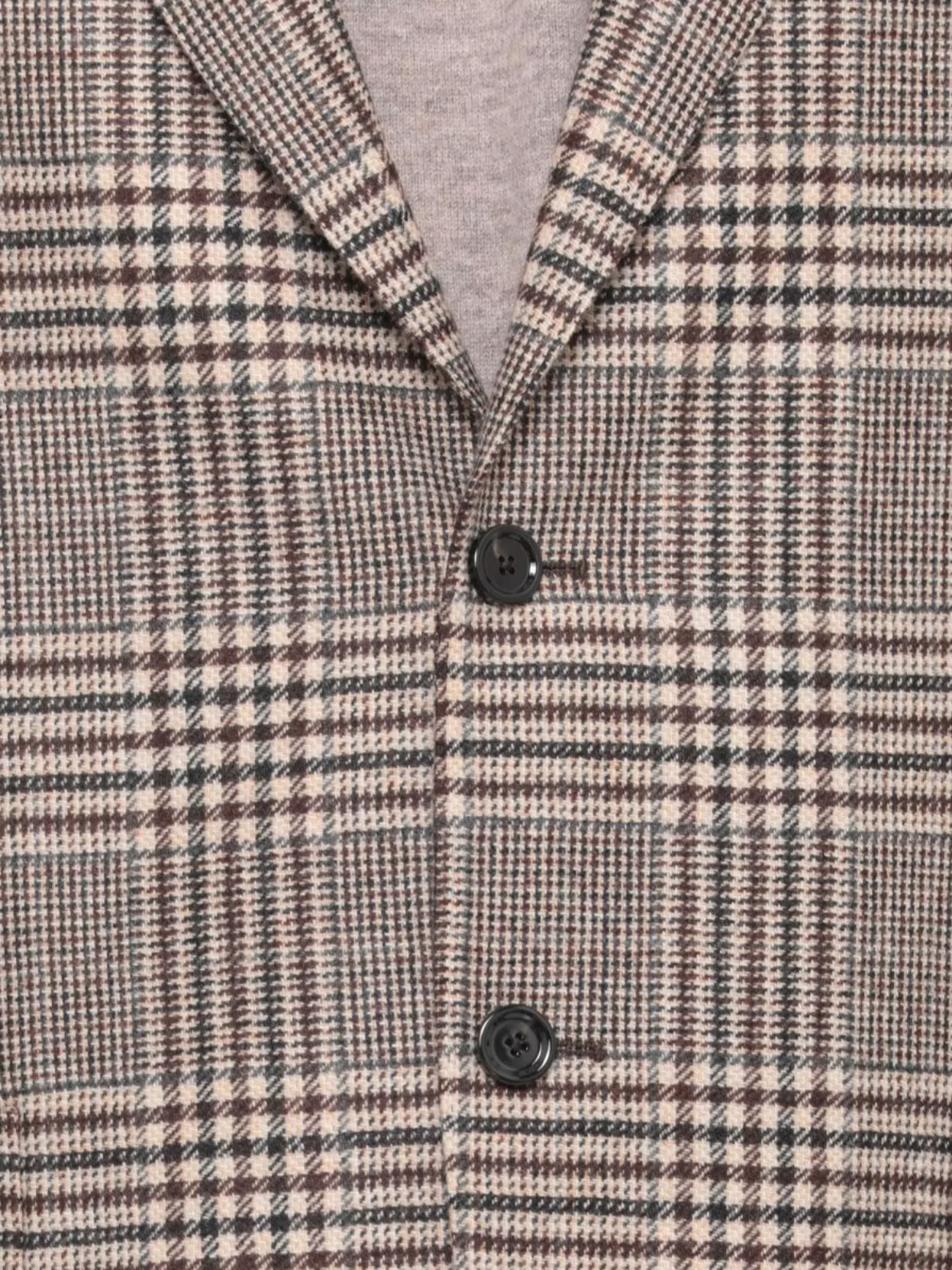 Lardini Prince Of Wales Pattern Wool Jacket