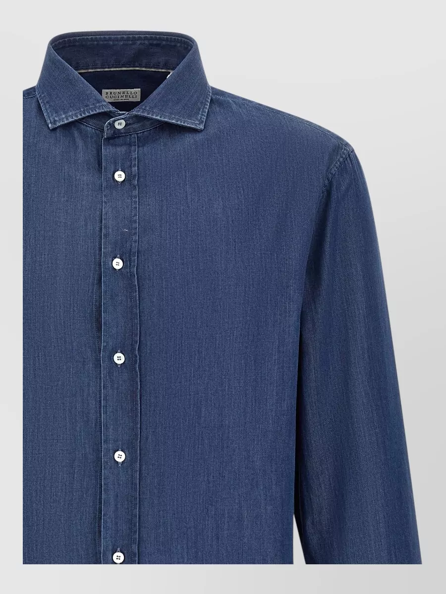 Brunello Cucinelli denim shirt