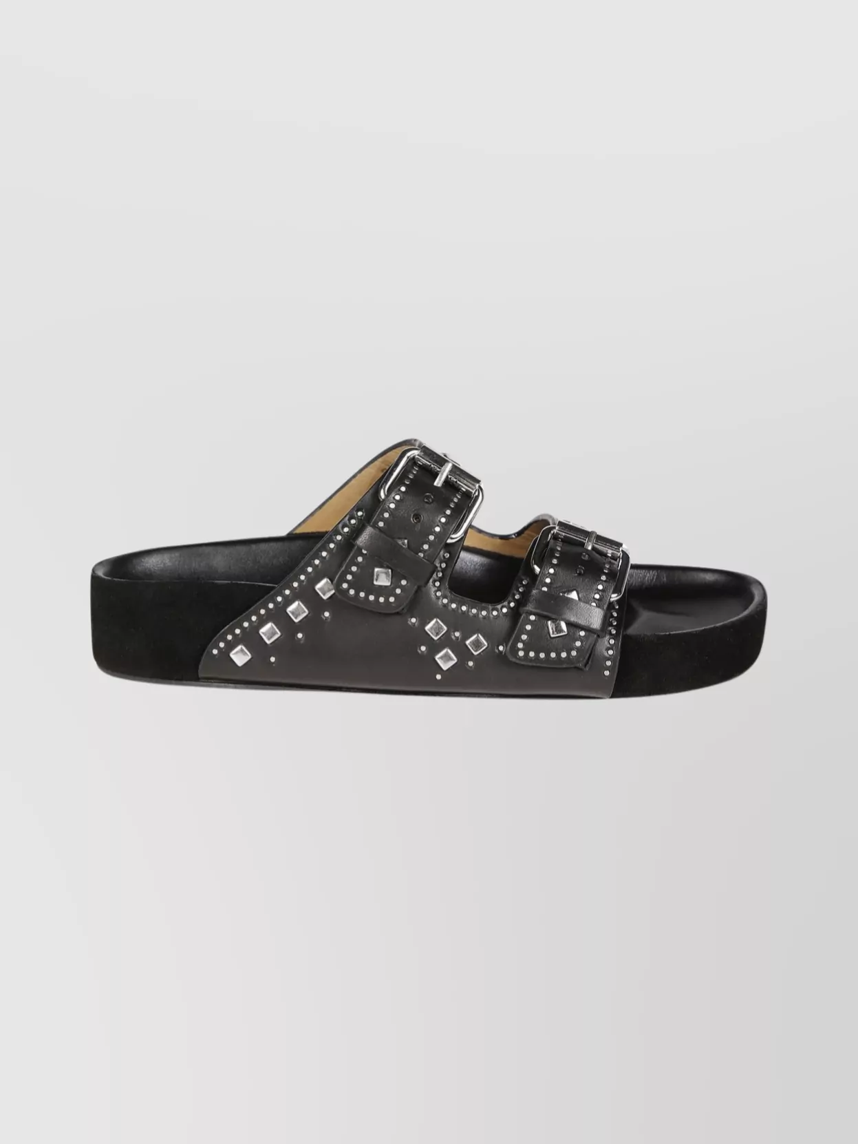 Isabel Marant Etoile Flat Open Toe Studded Sandals Lenny