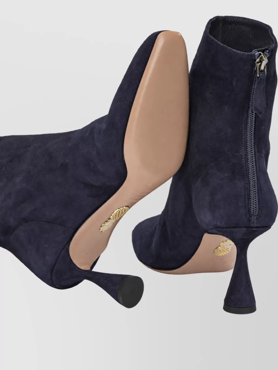 Aquazzura Suede Leather Ankle Boots