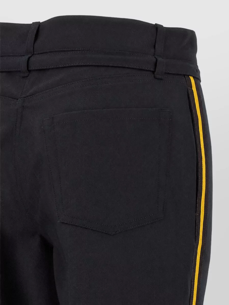 Dries Van Noten Wool Straight-Leg Tailored Trousers