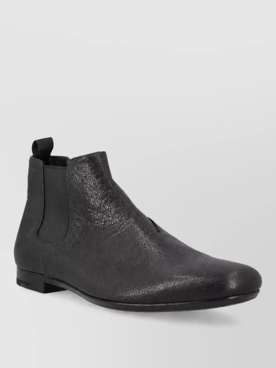 Prada leather ankle boots