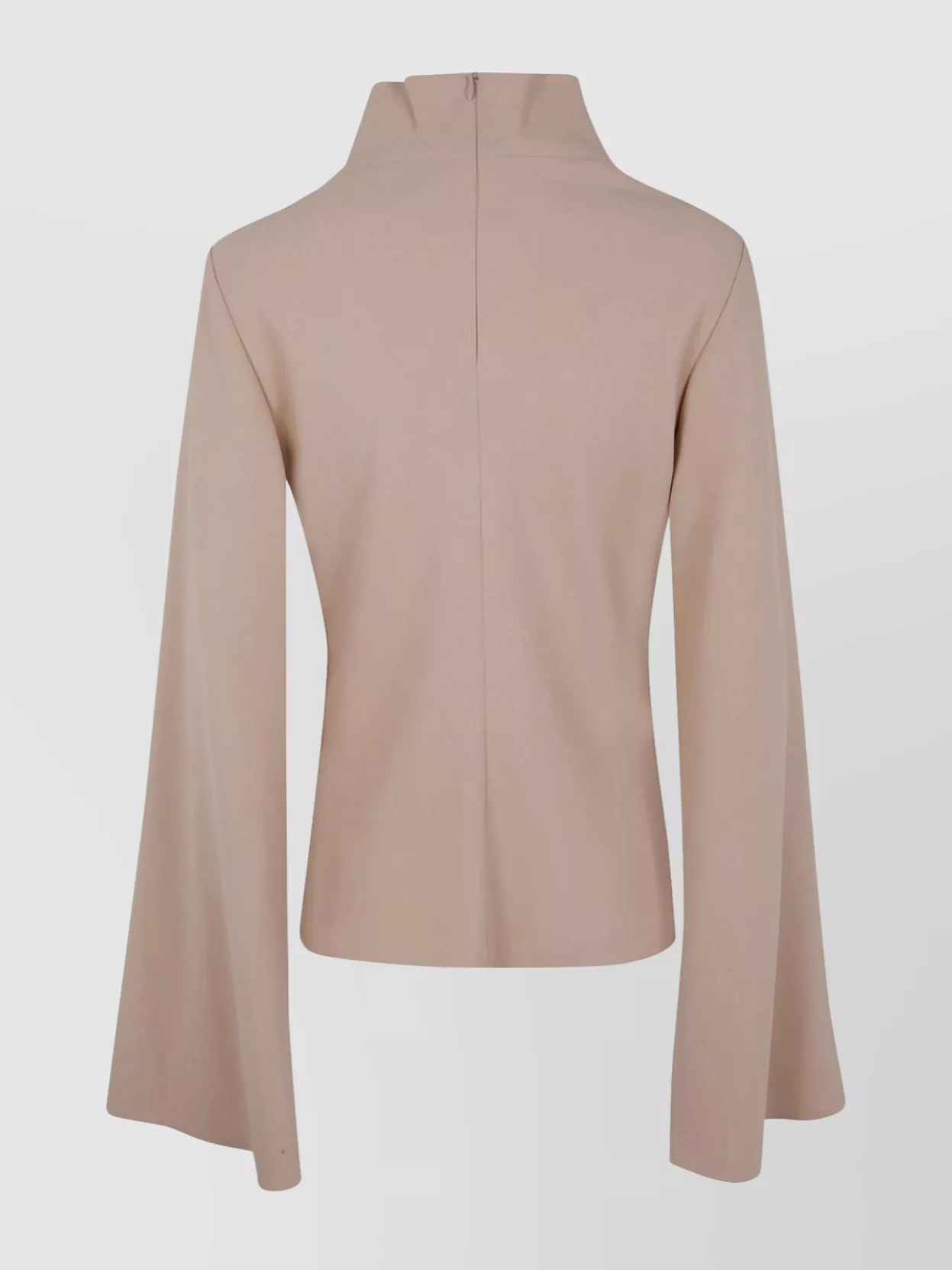 Alberta Ferretti Turtle Neck Blouse Clothing In Neutral