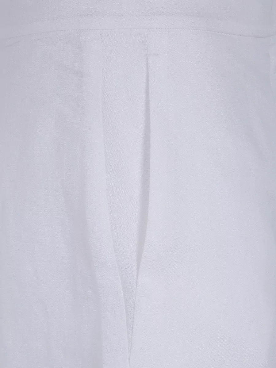S Max Mara Linen Wide-Leg Trousers