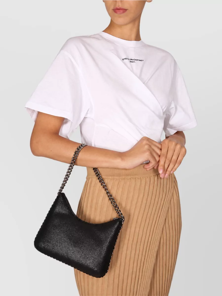 Stella Mccartney Twisted Cotton T-Shirt