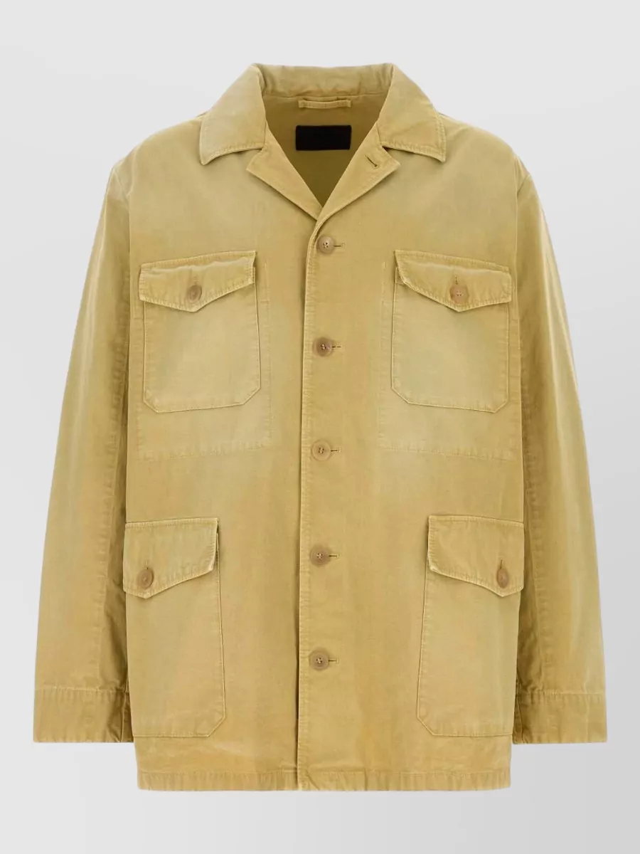 Prada cotton shirt jacket