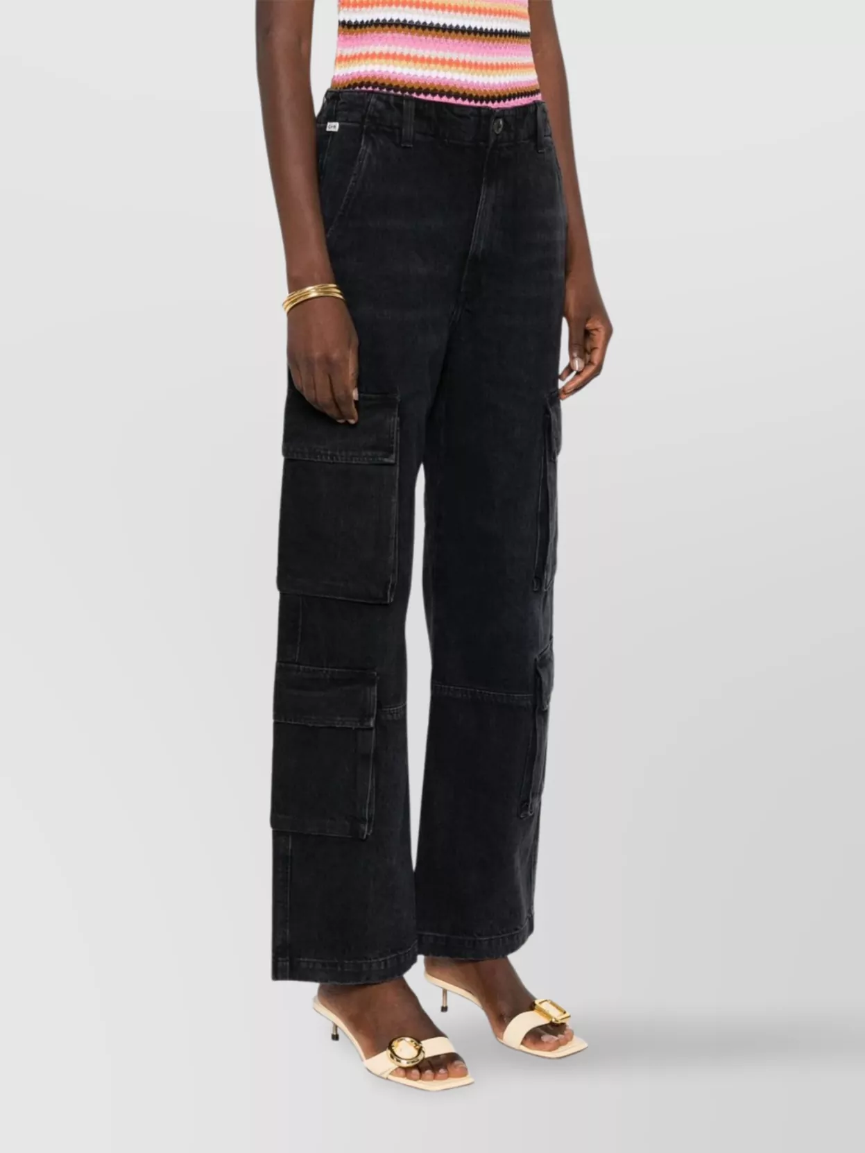 Citizen Of Humanity Straight-leg Cargo Trousers Distressed Effect